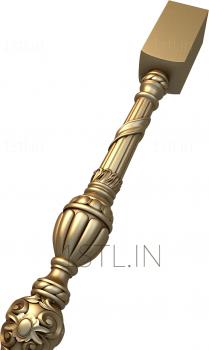 Balusters (BL_0493) 3D model for CNC machine